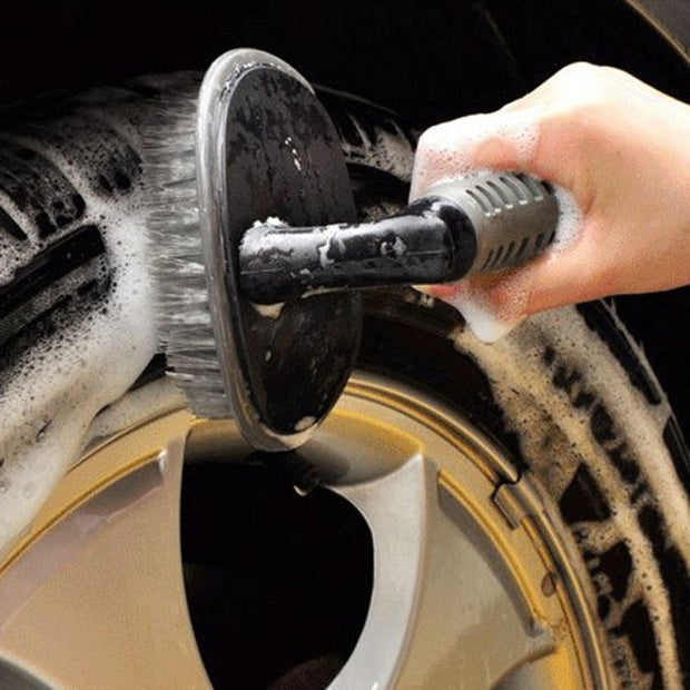 Soft Fiber Tire Cleaning Brush