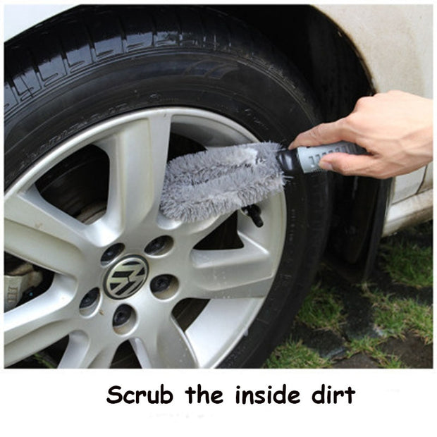 Soft Fiber Tire Cleaning Brush